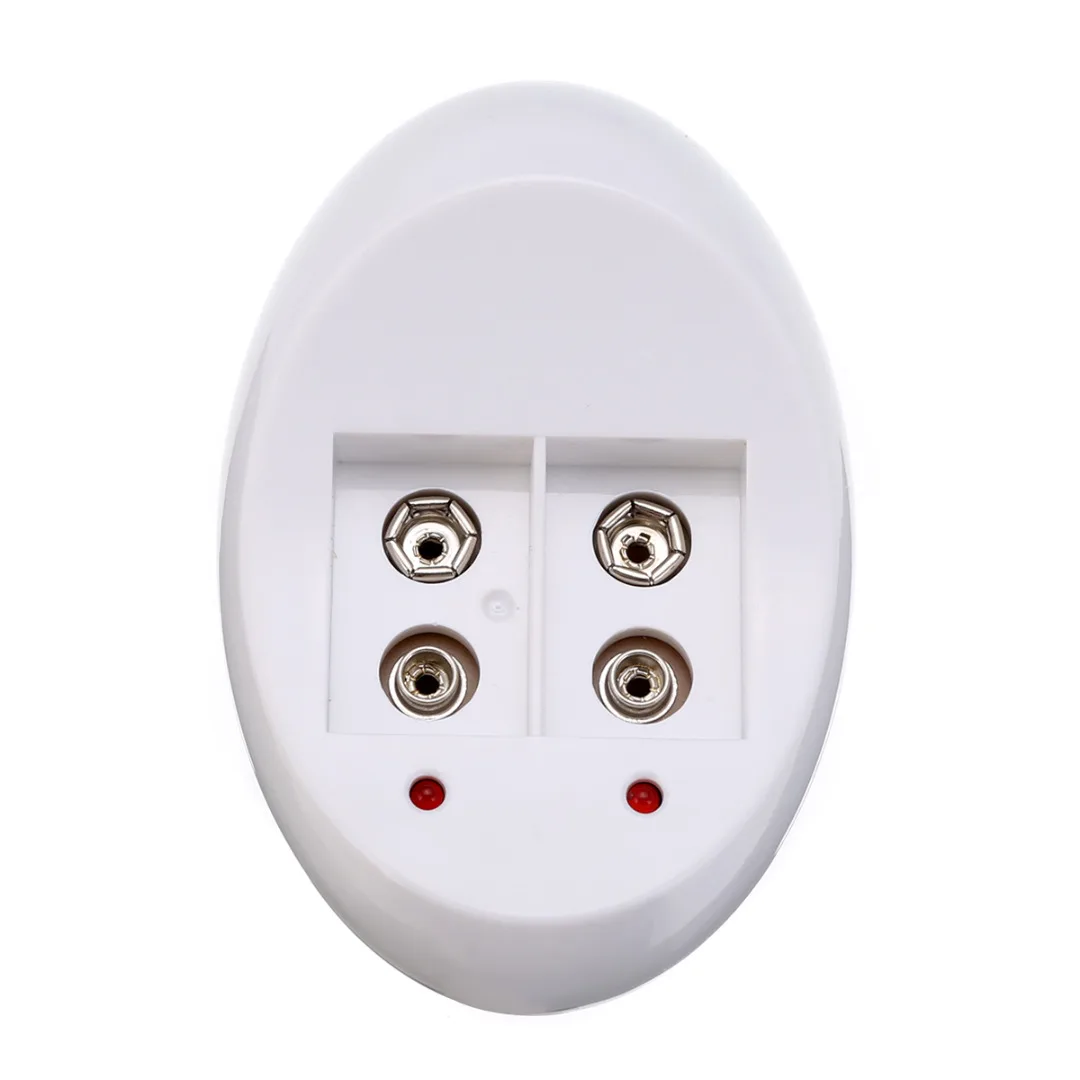 Pohiks 1pc Li-ion/NI-MH/NiCd Battery 9V High Quality Rechargeable Batteries Smart Charger LED Light US Plug