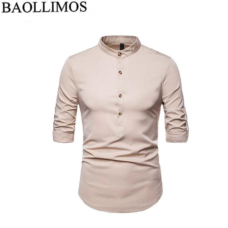 

Men casual shirt New Fashion Reserved Long Sleeve Shirts Men Camisa Male Slim shirts vintage Men Shirt
