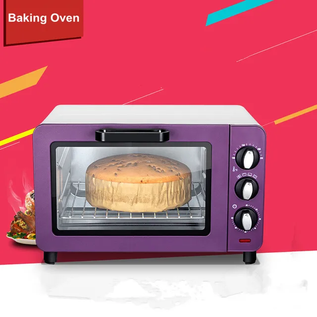 Best Price Hot sale Electric Mini Bakery Oven with timer for making bread, cake, pizza 15L small household Multi-function cake baking oven 