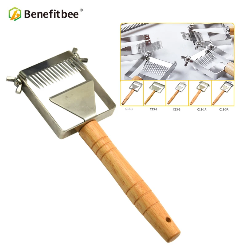 

Top Brand BenefitBee Honey Uncapping Scraper New Uncapping Fork Bee Honey Comb Honey Forks Beekeeping Tool Bee Apiculture