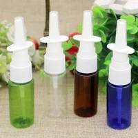 Bouteilles vides en plastique pour pulvérisation nasale, 5 pièces, 5ml, 10ml, 15ML, pompe pulvérisateur, brume nasale, bouteilles rechargeables pour le médical 1