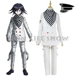 Biamoxer Danganronpa V3 убийство Harmony Kokichi Oma лидер Косплэй костюм + шапки и шарфа