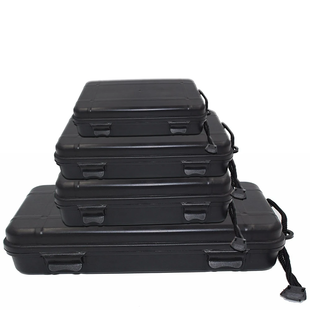

Z20 Universal Waterproof Anti Fall Black Plastic Storage Box Flashlight headlight Light Torch Lamp Charger Case Holder for gift