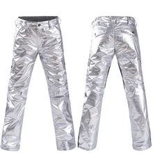 Зимние новые женские лыжные штаны шпон двойная ветронепроницаемая Водонепроницаемая теплая утолщенная дышащая Цветочная камуфляжная Женская лыжная брюки