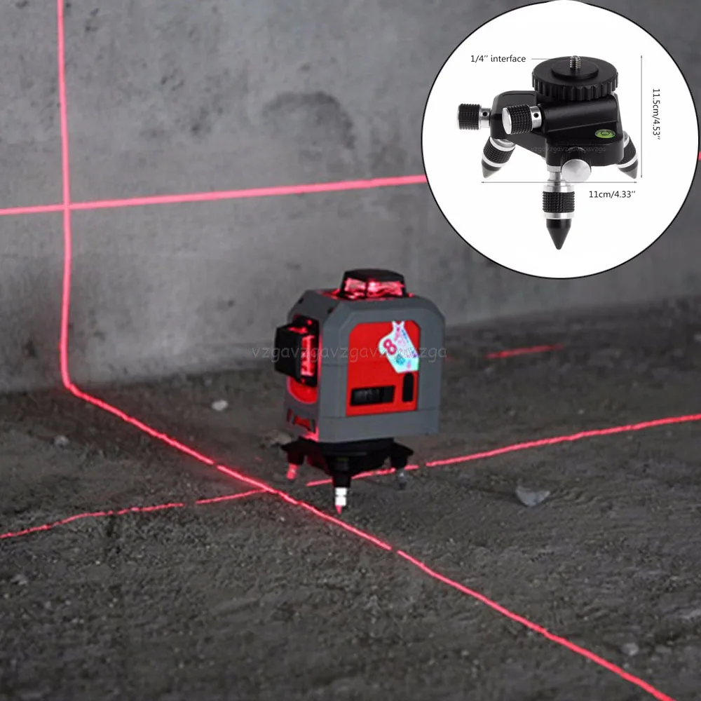

Bracket/Base Adjustment Rotation Tripod Bracket/Base for 1/4" interface Laser Level J26 19 Dropship