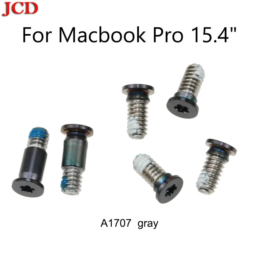 JCD ноутбук болт для нижнего корпуса для Macbook Pro retina A1278 A1286 A1297 A1398 A1425 A1502 MC975 MC976 MD212 MD213 ME864 A1706 - Цвет: No7  A1707 gray