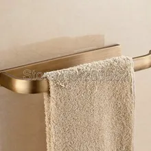 Ретро Античная латунь настенные одного Полотенца владельцев бара Ванная комната аксессуар lba178