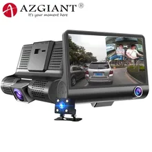 

AZGIANT Mini 4.0 inch IPS screen Car DVR with 3 Cameras All Round Protection Loop Recording Parking Monitoring Dash Cam DVRS