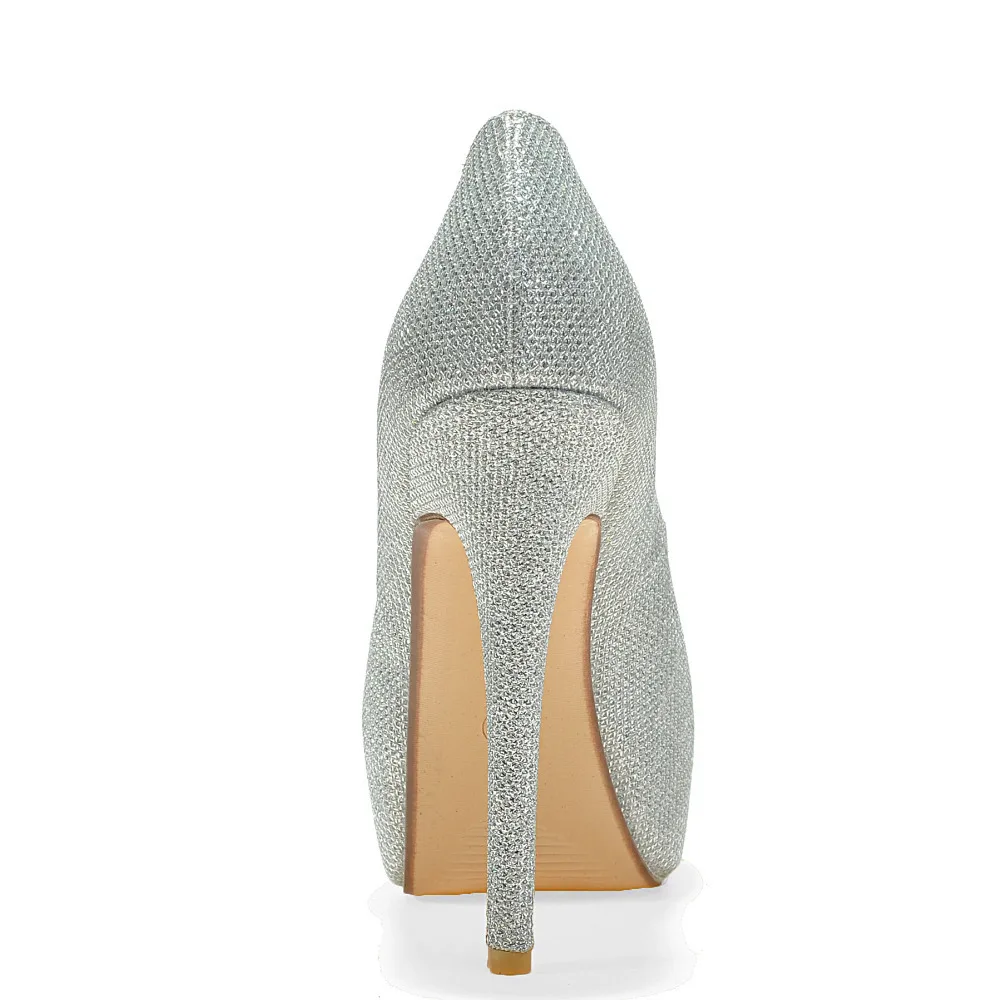 Туфли лодочки женские на платформе и высоком каблуке с блестками|dress shoes gold|glitter