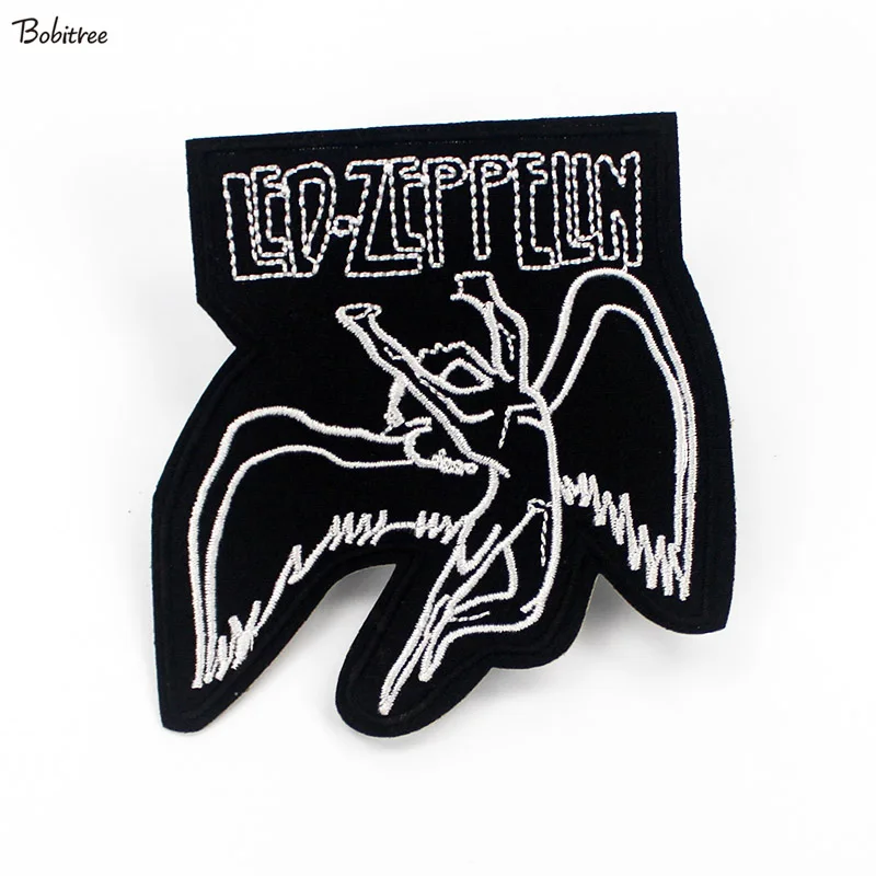 Rock Music Led Zeppelin Band Label Patches Iron on Embroidery Clothes