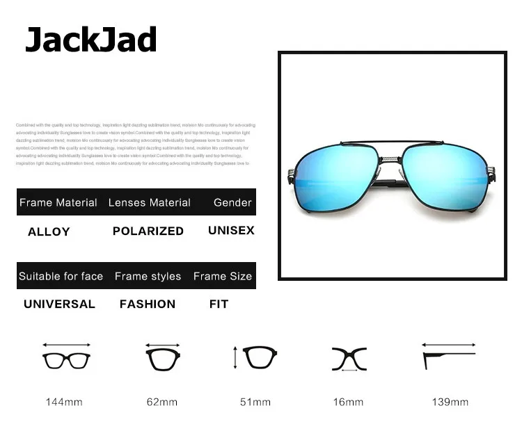 JackJad модные авиаторские стильные мужские солнцезащитные очки Victoire для вождения крутые UV400 брендовые дизайнерские солнцезащитные очки Oculos De Sol Masculino