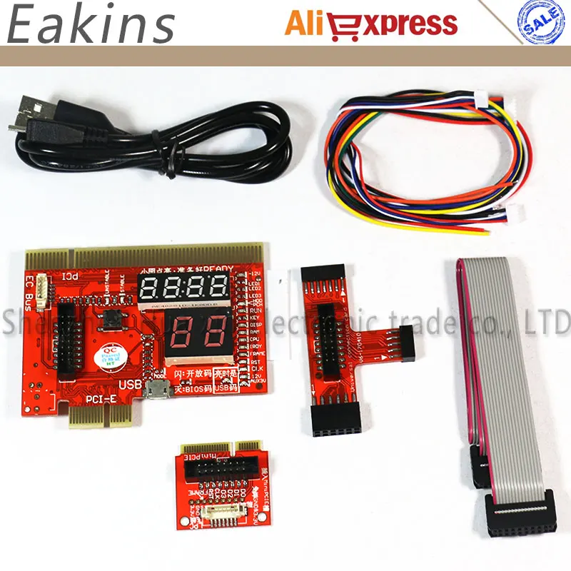 KQCPET6 V6 Upgraded Multifunction Laptop And Desktop PC Universal Diagnostic Test Debug Support PCI,PCI-E,LPC,Mini PCI E