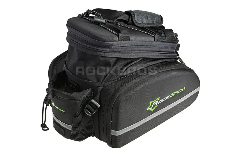 Perfect Rockbros 12L Mountain Bike Bag 3 In 1 Rear Rack Shoulder Sotrage Carrier Bags Handbag  Bicycle Trunk Cycling Saddle Bag 16