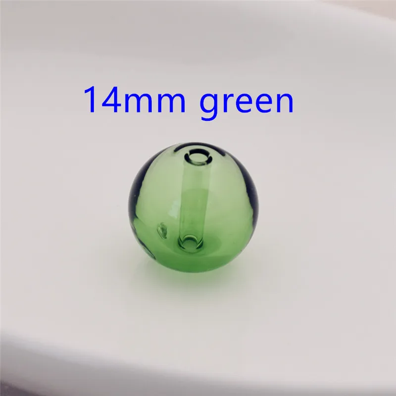 8 штук 12 мм 14 мм с отверстием диффузор духи многоразового ручной эфирные масла шарик для ароматерапии стеклянные бусины, украшения из бисера - Окраска металла: 14mm green