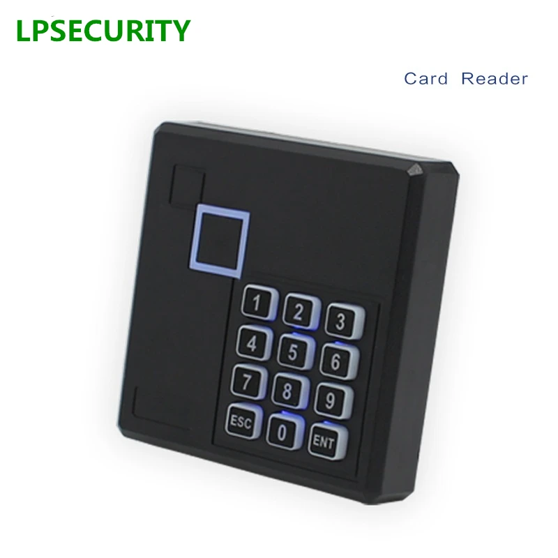 LPSECURITY близость Rfid125khz Пароль Код карты Дверной замок управление доступом Считыватель клавиатуры 125 кГц Wiegand 26 бит водонепроницаемый