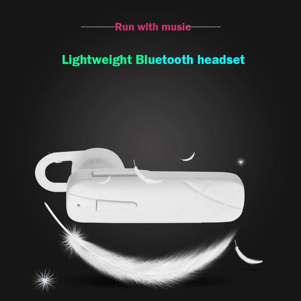 1 шт. Беспроводные стереонаушники вкладыши с микрофоном и поддержкой Bluetooth 4