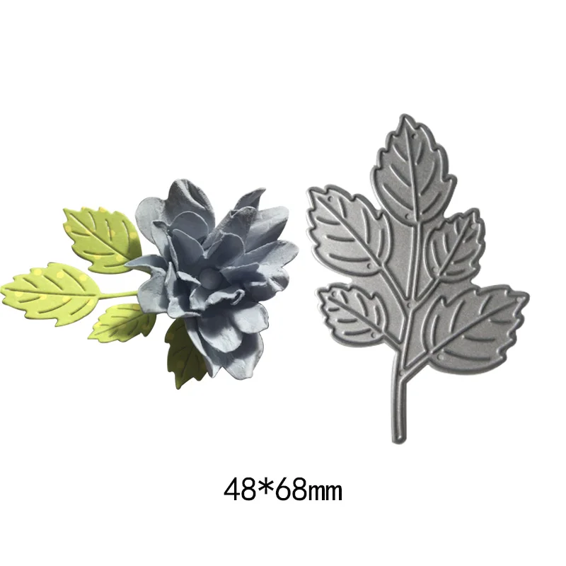Cutting Dies Plant Metal Steel Die Cut Leaves Scrapbooking Paper Card Make Photo Album Decorative Embossing Stencil Cutter | Дом и сад