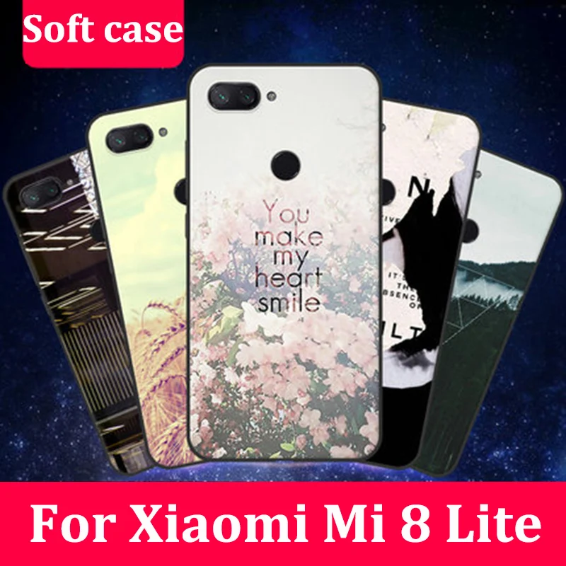 Чехол 6 26 дюйма для Xiaomi Mi 8 Lite чехол в ностальгическом стиле мягкий телефона Mi8