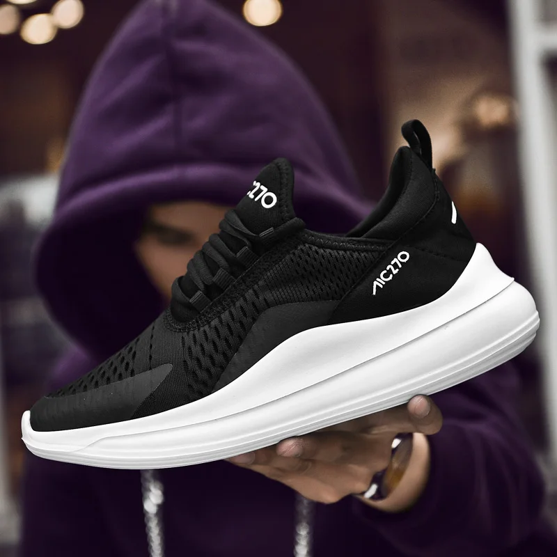 

Times New Roman Male Shoes Adult Spring Casual Men Sneakers Flyknit Sweat-Absorbant Fashion men walking footwear