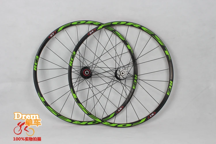 Clearance RC3 MTB mountain bike  26inch ultra light wheels 5 peilin sealed bearing disc wheel wheelset  27.5inch Rim free 33