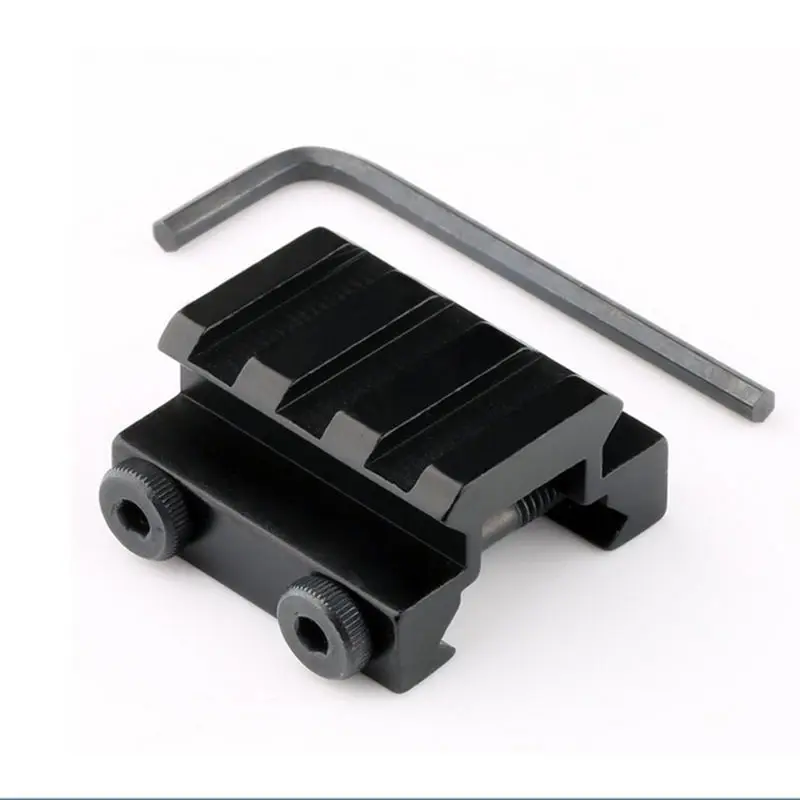 

Sturdy Solid 1PC 3 Slot Low Riser 20mm Weaver for Picatinny Rifle Short Side Rail Base Airsoft Paintball Scope Mount Rail 1/2"
