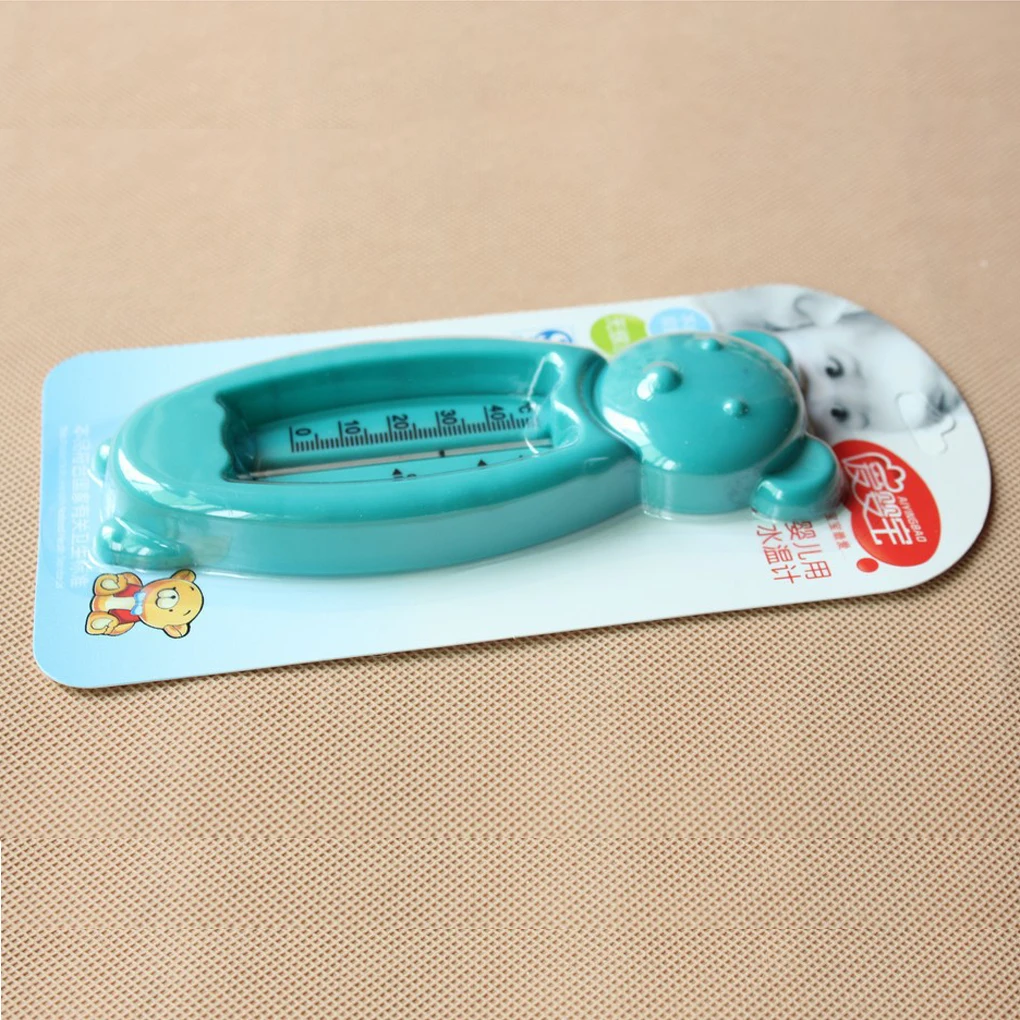 1pc/2pcs/3pcs Random Color Cartoon Bear Baby Kids Bath Water Thermometer Plastic Tub Water Sensor Thermometer