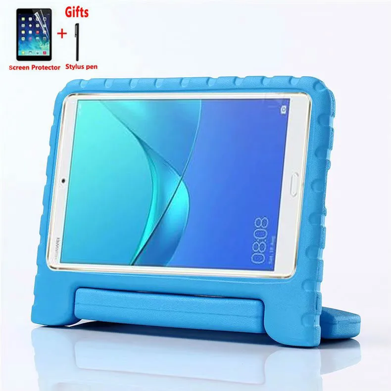 

Stand Protect Tablet Hard Cover Case for Huawei MediaPad M5 8.4 SHT-W09 SHT-AL09 Tablet Case for Kid Children with Handle + Film
