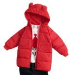 Одежда для девочек Новинка года, брендовый пуховик для маленьких девочек детская теплая верхняя одежда с перьями длинные пальто детские осенние парки для мальчиков