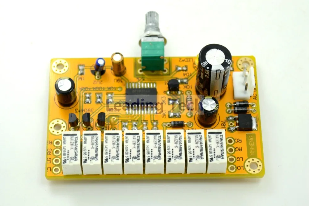 

YS HIFI 2-Channel Relay Volume Control Board Potentiometer ALPS AC 12V-18V