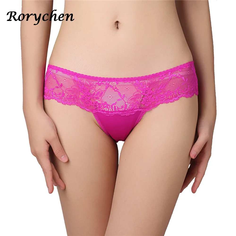 2017 UK famous brand Sexy Full Lace Panties Transparent Briefs Plus size Women Underwear Female