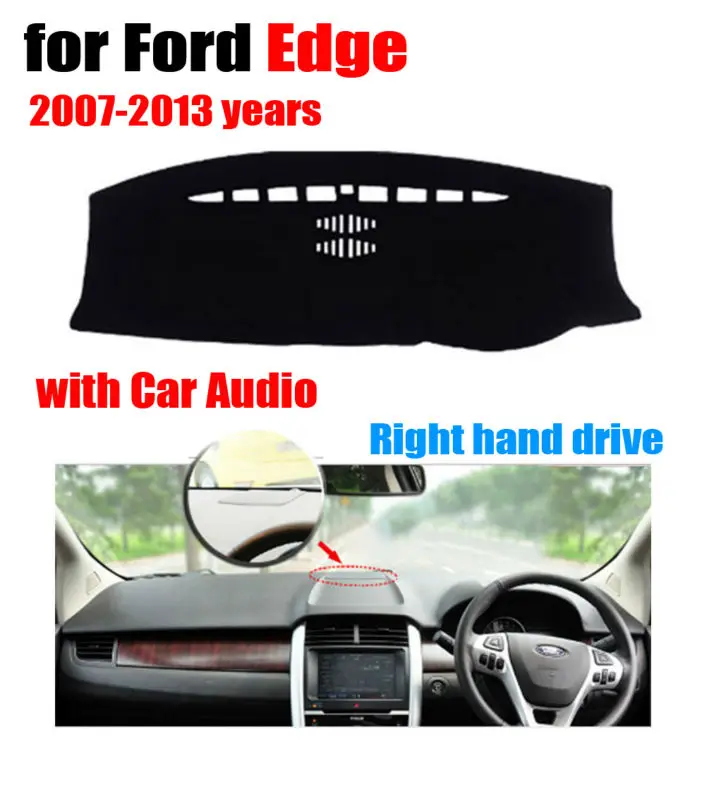 Крышка приборной панели автомобиля RKAC коврик для Ford Edge 2007-2013 высокая