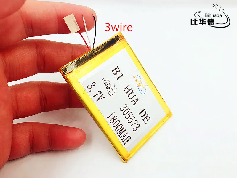 Li-po 3 линии 7 V 1800 mah 305573 литий-ионный/полимерный литий-ионных батарей в мобильного