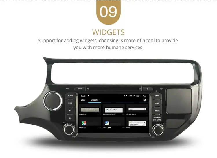 Best LJDA Android 9.1 Car DVD Player For KIA Rio K3 2015 2016 GPS Navigation 2 Din Car Radio Multimedia WIFI Stereo IPS Auto Audio 11