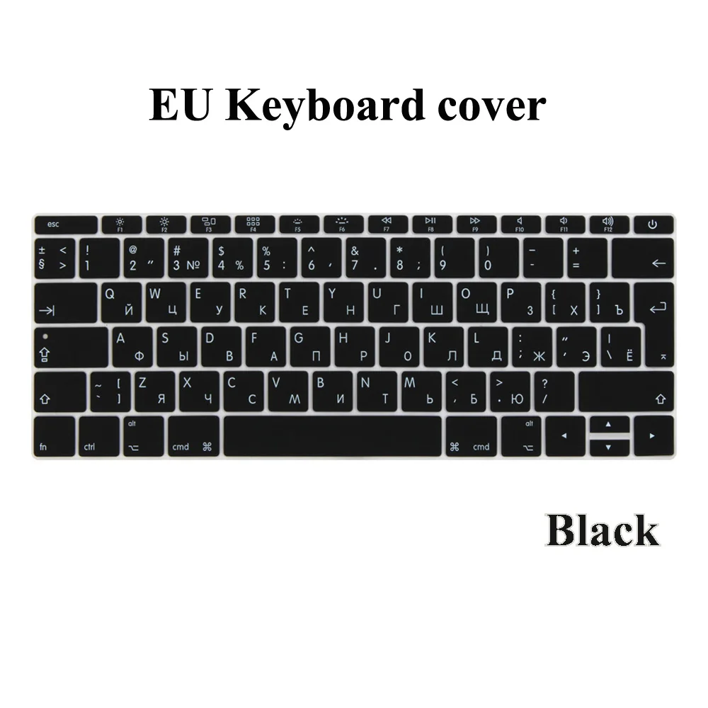 

Russia EURO Enter keyboard Cover for 2016-2018 Macbook Pro 13" 13.3 inch (No Touch Bar) Model A1708