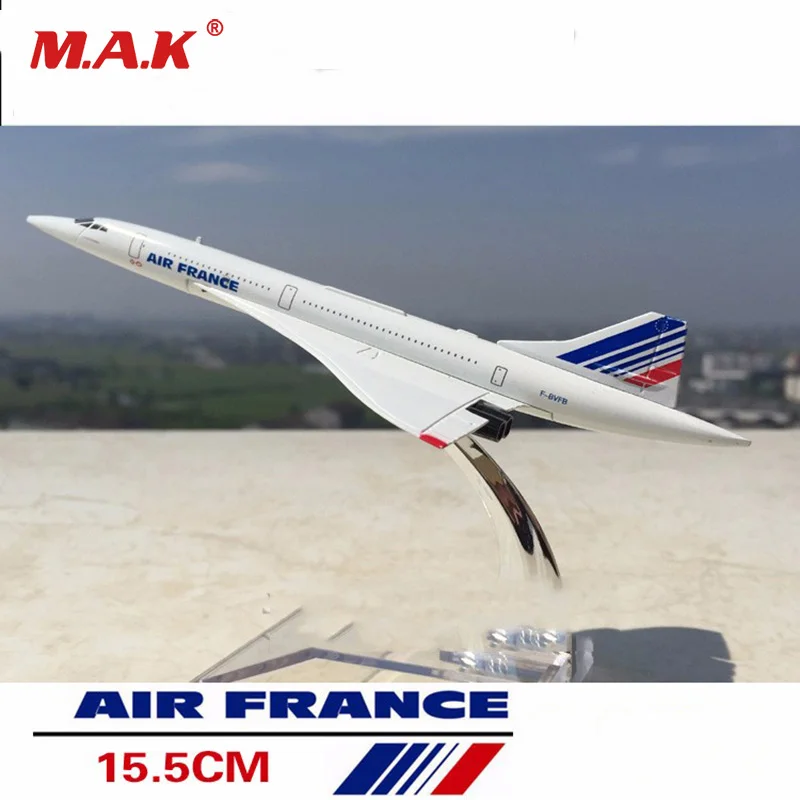 

kids toys 1/400 Scale Concorde Air France Diecast Plane Model Collectible Aircraft Toys for Children Gift