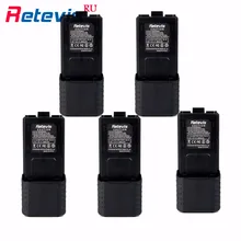 5Pcs Large Capacity 2800mAh Li-ion Battery BL-5L For Retevis RT-5R RT5R Baofeng UV5R/UV5RB/UV5RE/UV-8HX TYT TH-F8 Pofung 5R 5RA