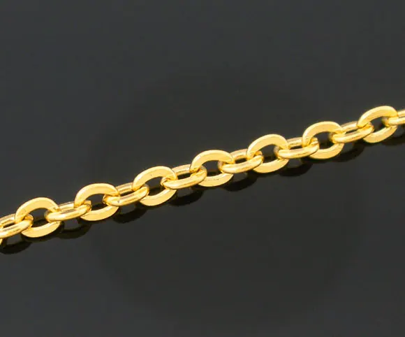 DoreenBeads 2 м позолоченные звенья цепи 3x2.5мм | Украшения и аксессуары
