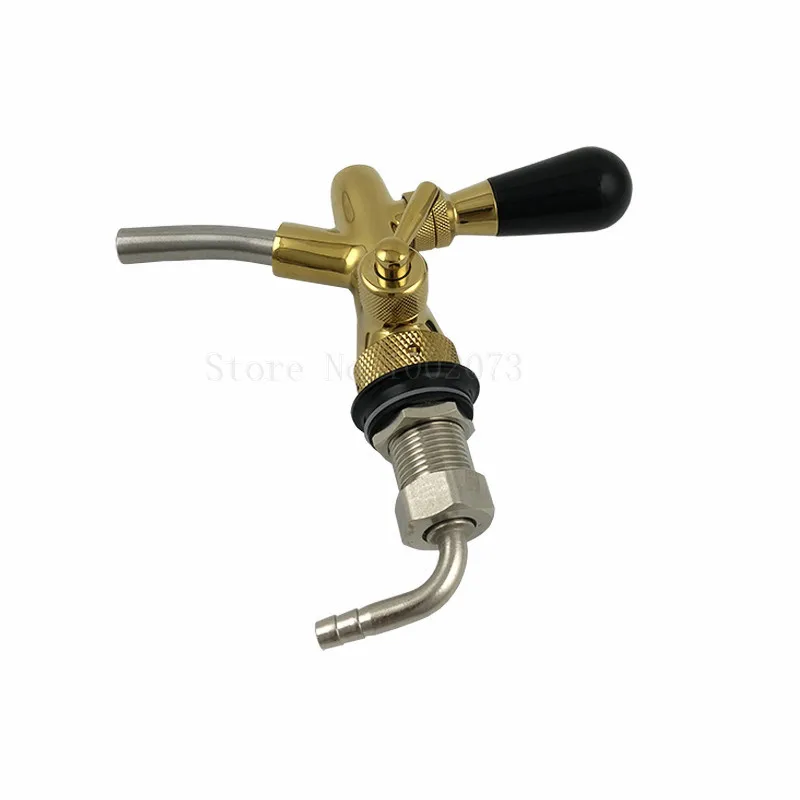 Homebrew Adjustable Beer Tap Faucet with Golden plating Kegerator Draft Tap Spout Beer brewing (22)