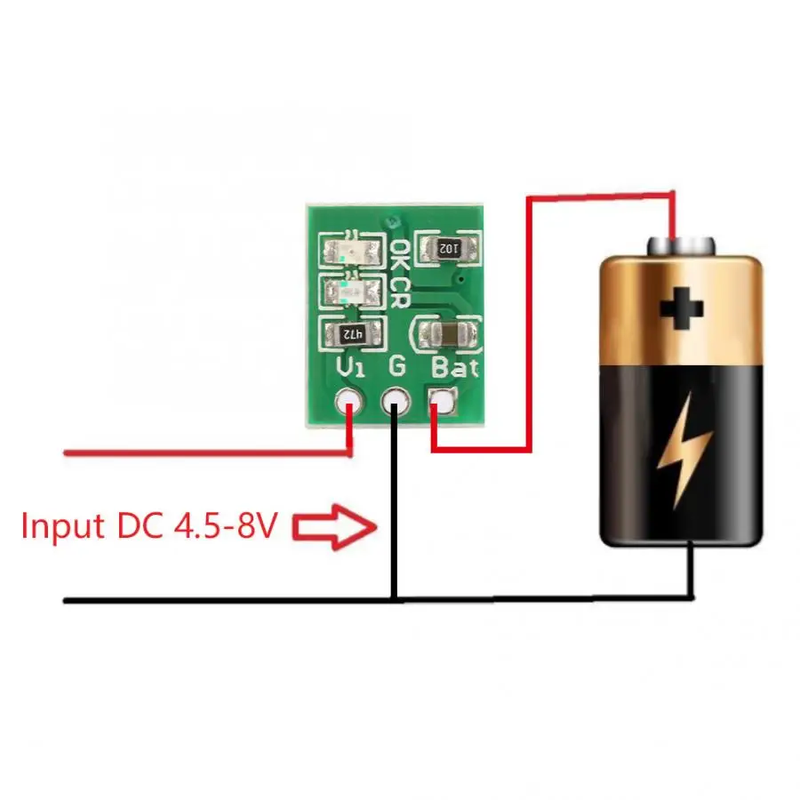 Контроллер заряда солнечной Мощность Комплект Mini 5V 1A 18650 литий-ионный аккумулятор Батарея Зарядное устройство зарядная Модульная плата Солнечный внешний Батарея