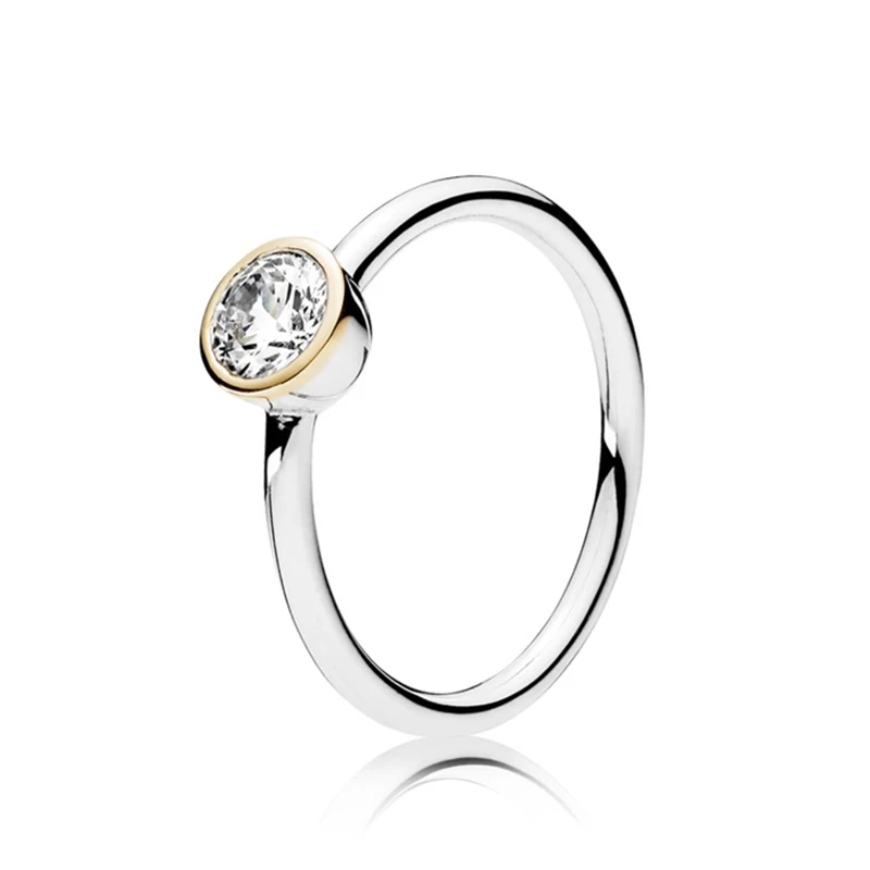 925 Sterling Silver Women Rings with Clear CZ Simple Design Love Finger Ring for Fine Jewelry | Украшения и аксессуары