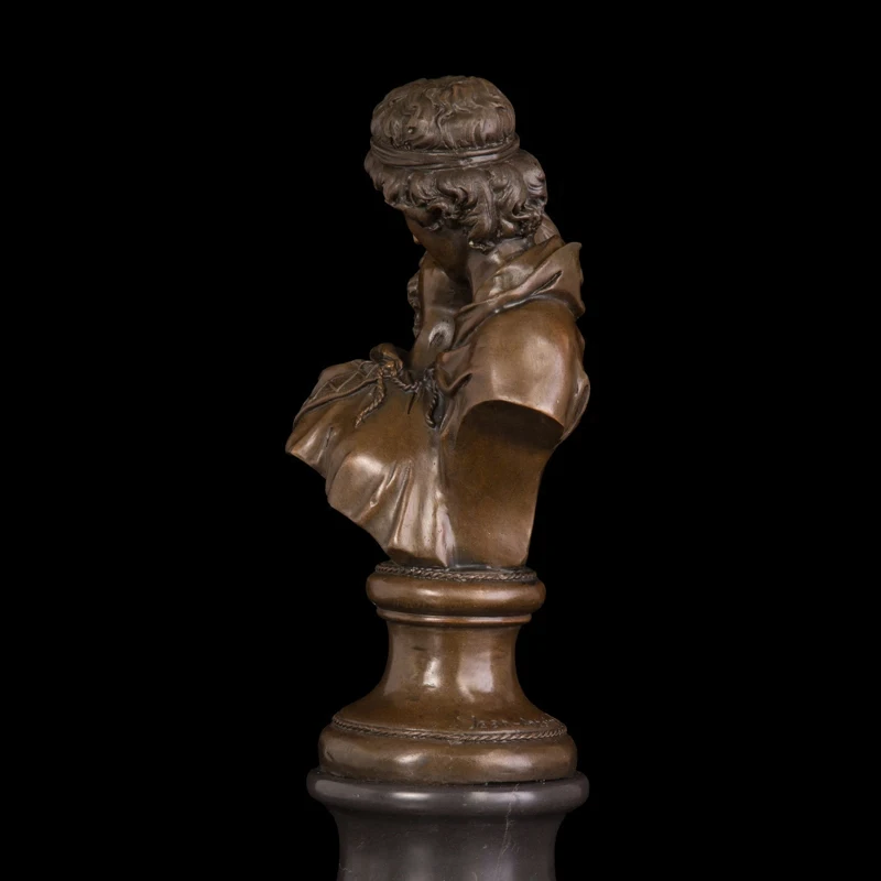  Arts Crafts Copper Bronze Statues Wedding decoration study bedroom soft outfit Kiss Love sculptures - 32747055128