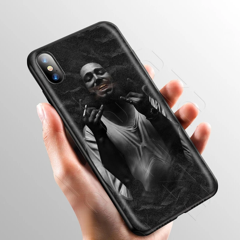 Чехол Lavaza Post Malone для iPhone 11 Pro XS Max XR X 8 7 6 6S Plus 5 5S se