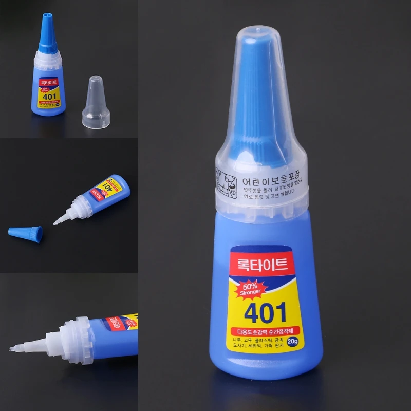 401 быстрое исправление мгновенный Быстрый Adhesive.20g усиления бутылки супер клей многоцелевого использования