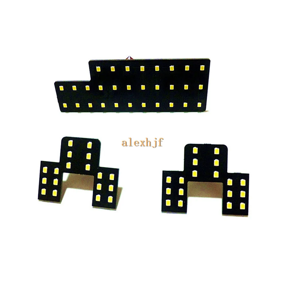 

July King LED Car Interior Decorative Reading Lights Case for Suzuki SX4, 2835 LED Chips SMD, 6000K White, High Brightness, 3pcs