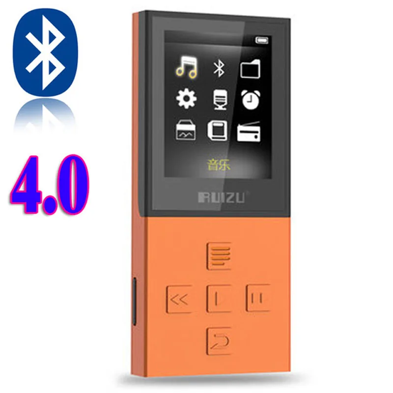 RUIZU X18 Bluetooth спортивные MP3 плеер с 8 г дой-Пак playing130Hours высокого качества без потерь Регистраторы FM для говорить