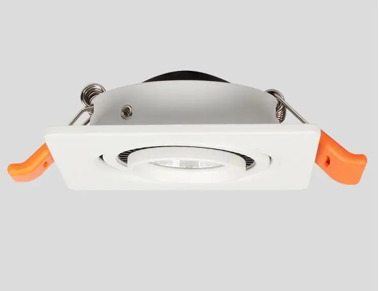 Lâmpada de Iluminação Gratuito de 3 Free Envio Cob Led Downlights Praça Quente - Frio Branco Ac85-265v w 5 7 4 Luzes embutidas de LED
