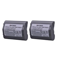 EN-EL18 de batería de 3200mAh para cámara Nikon, EN-EL18A de cámara ENEL18 EN EL18, D4, D4S, D5, Nikon MB-D12, D800, D800E, 2 uds.