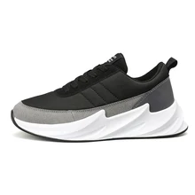 shark design bottom sneakers men mesh casual shoes men’s trainers male footwear man walking shoes black grey sneaker