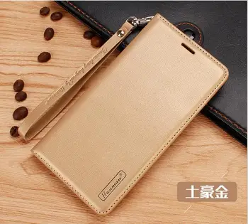 

2018 Premium Design Hanman Leather Wallet Case with Kickstand Credit Card Slot Strap For Iphone6/6s