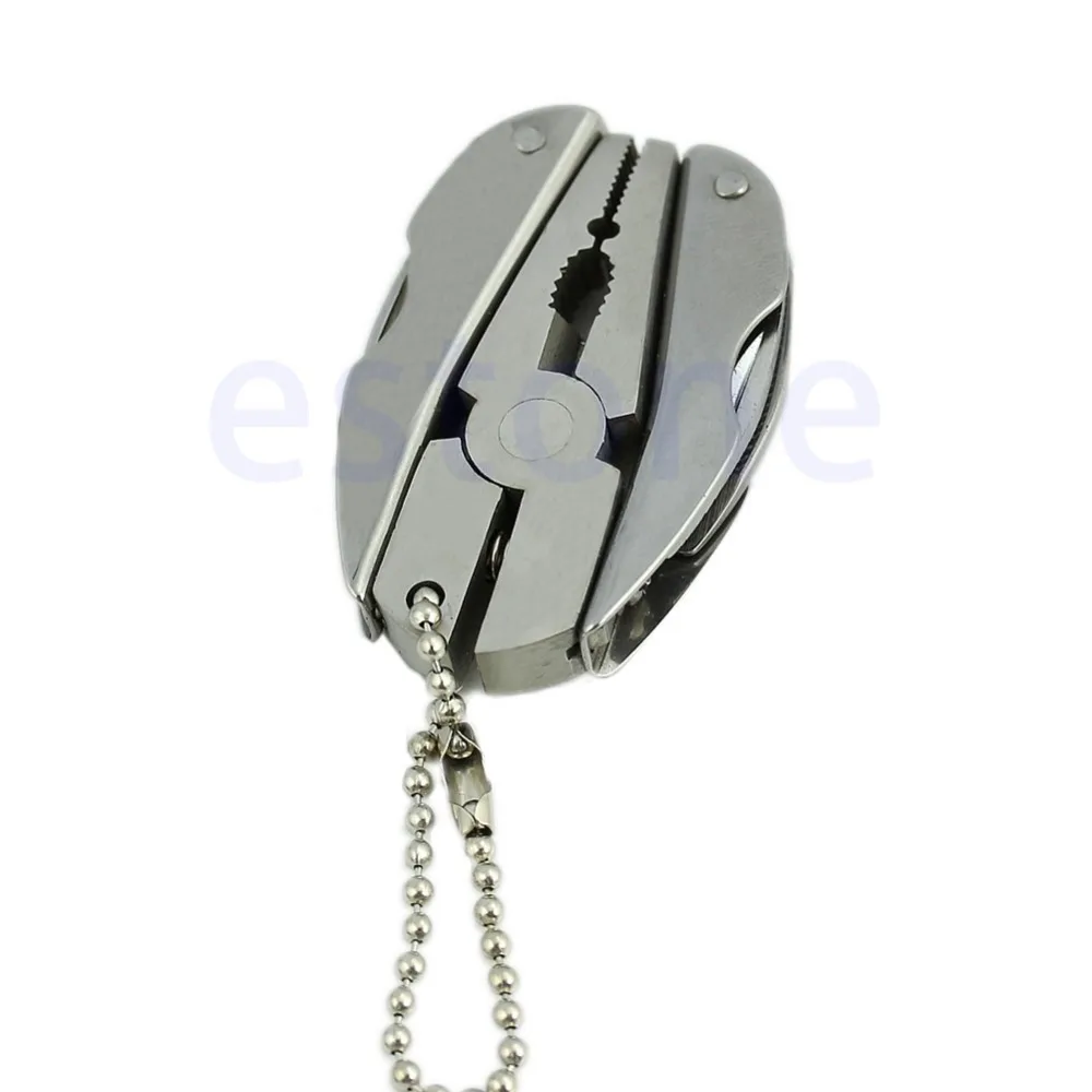 

Multi Function Folding Pocket Tools Plier Knife Screwdriver keychain + Case Set